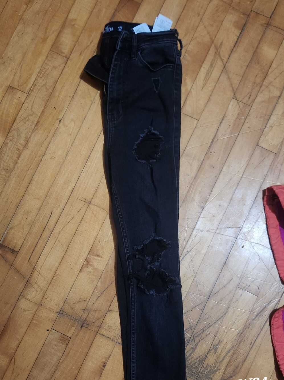 Hollister Black Ripped Skinny Jeans